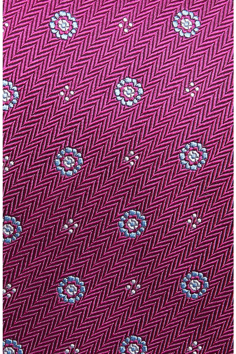 Neat Silk Tie, Alternate, color, BERRY