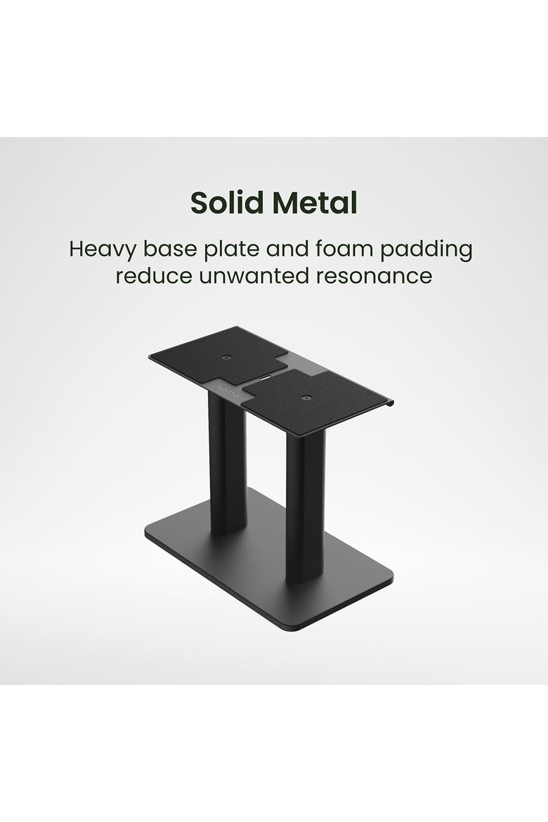 SCH Universal Height Adjustable Center Channel Speaker Stand, Alternate, color, Black