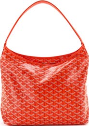 Pre-Owned Goyard Boheme Hobo Coated Canvas