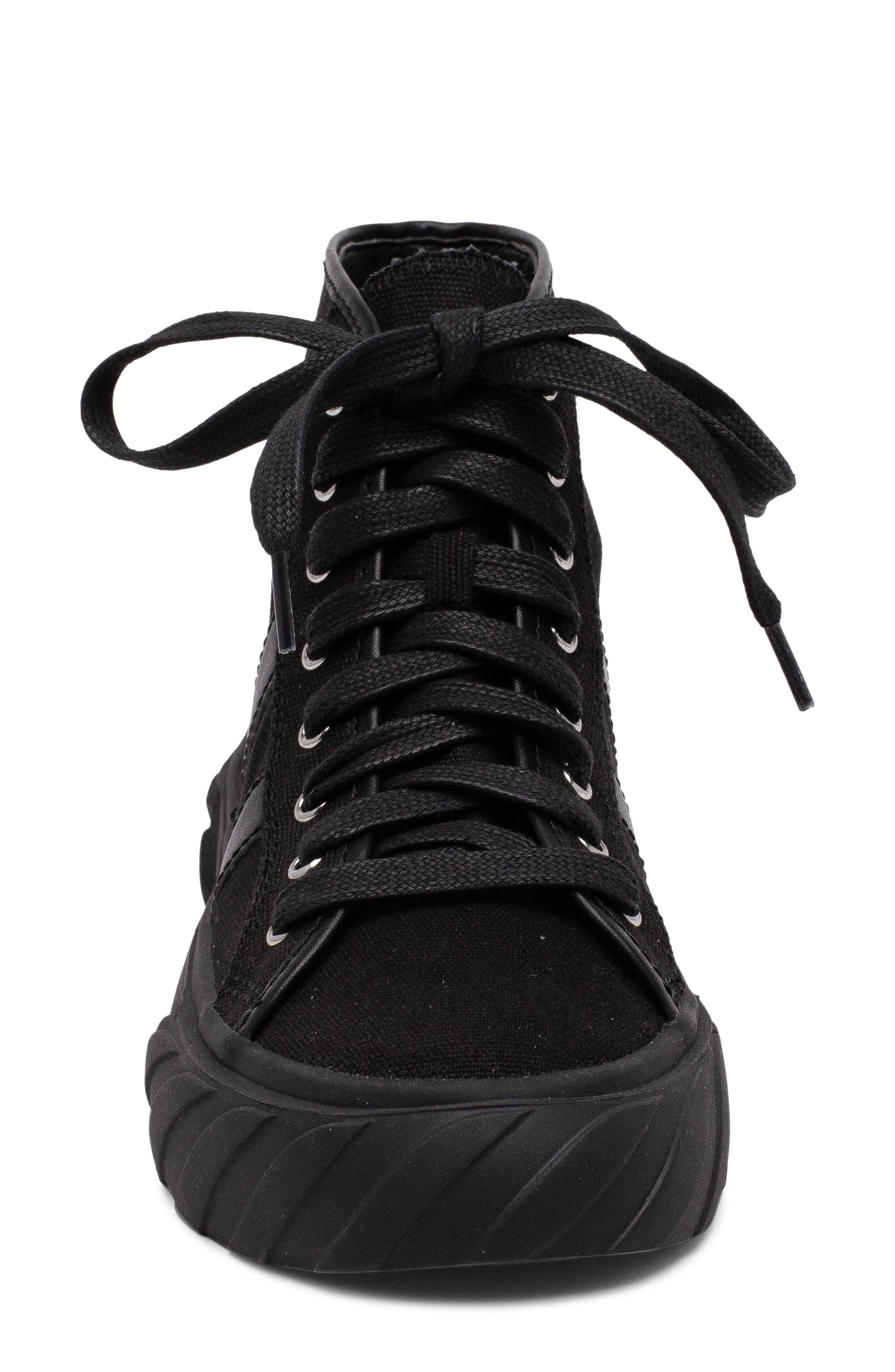 Getaway High Top Sneaker, Alternate, color, BLACK CANVAS