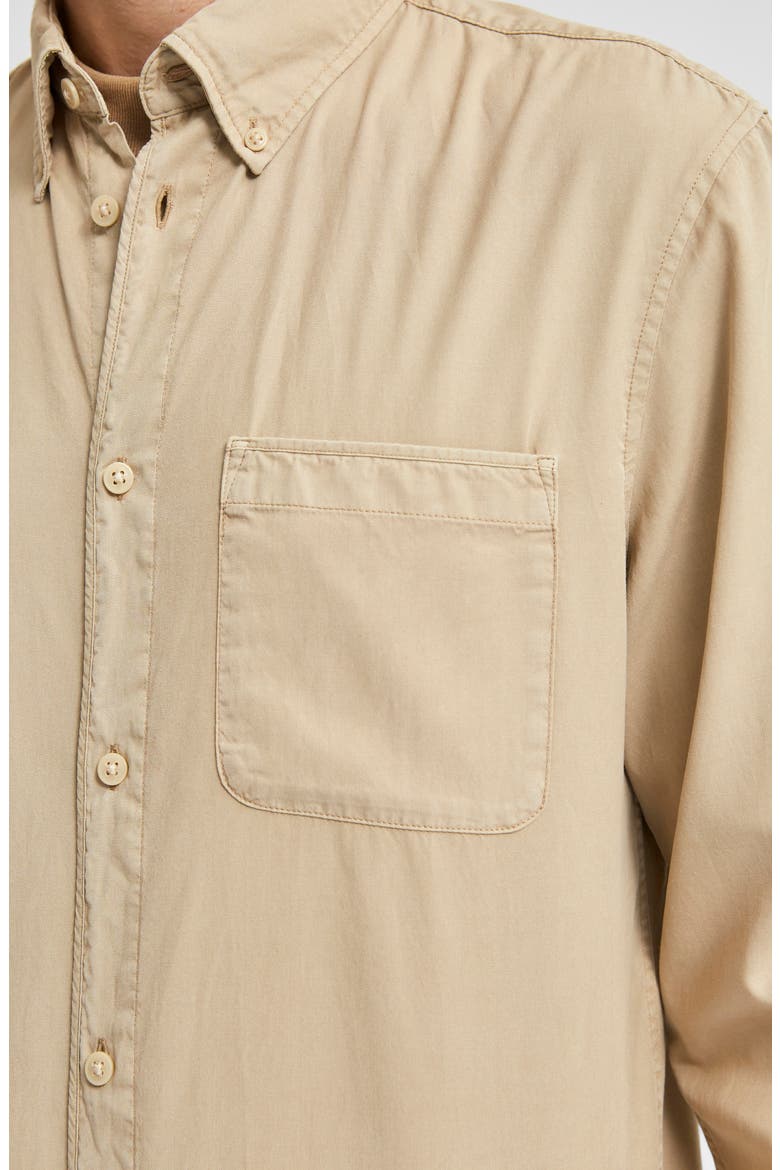 Rick Regular Fit Button-Down Shirt, Alternate, color, CROCKERY