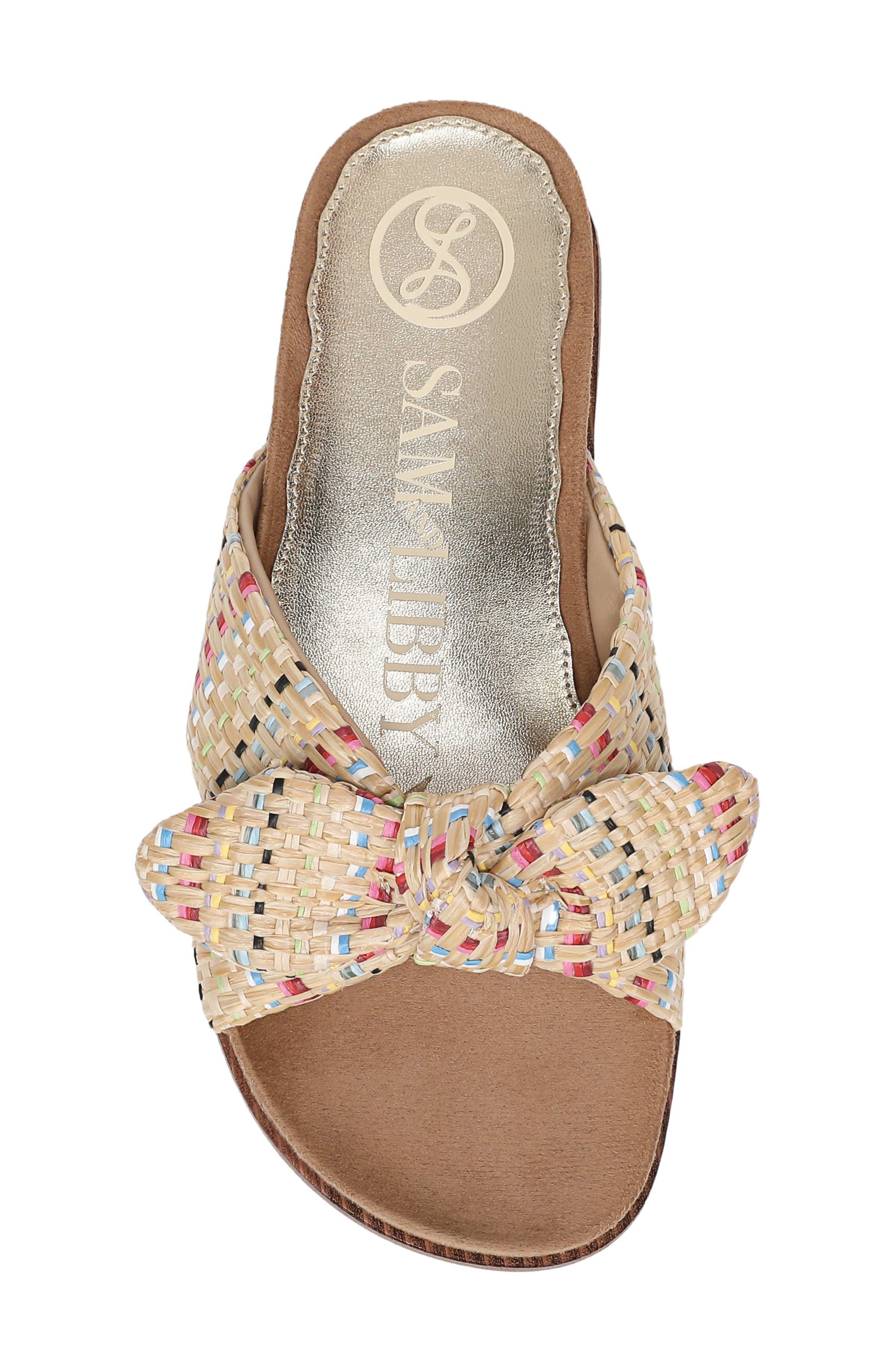 Astrid Knot Slide Sandal, Alternate, color, MULTI