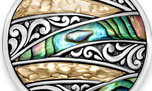 Samuel B. Abalone Pendant In Blue/green