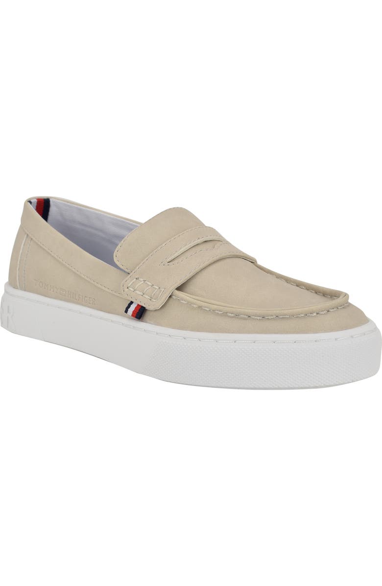 Tommy Hilfiger Walees Colorblock Slip-On Sneaker, Main, color, Seastone/ Signature