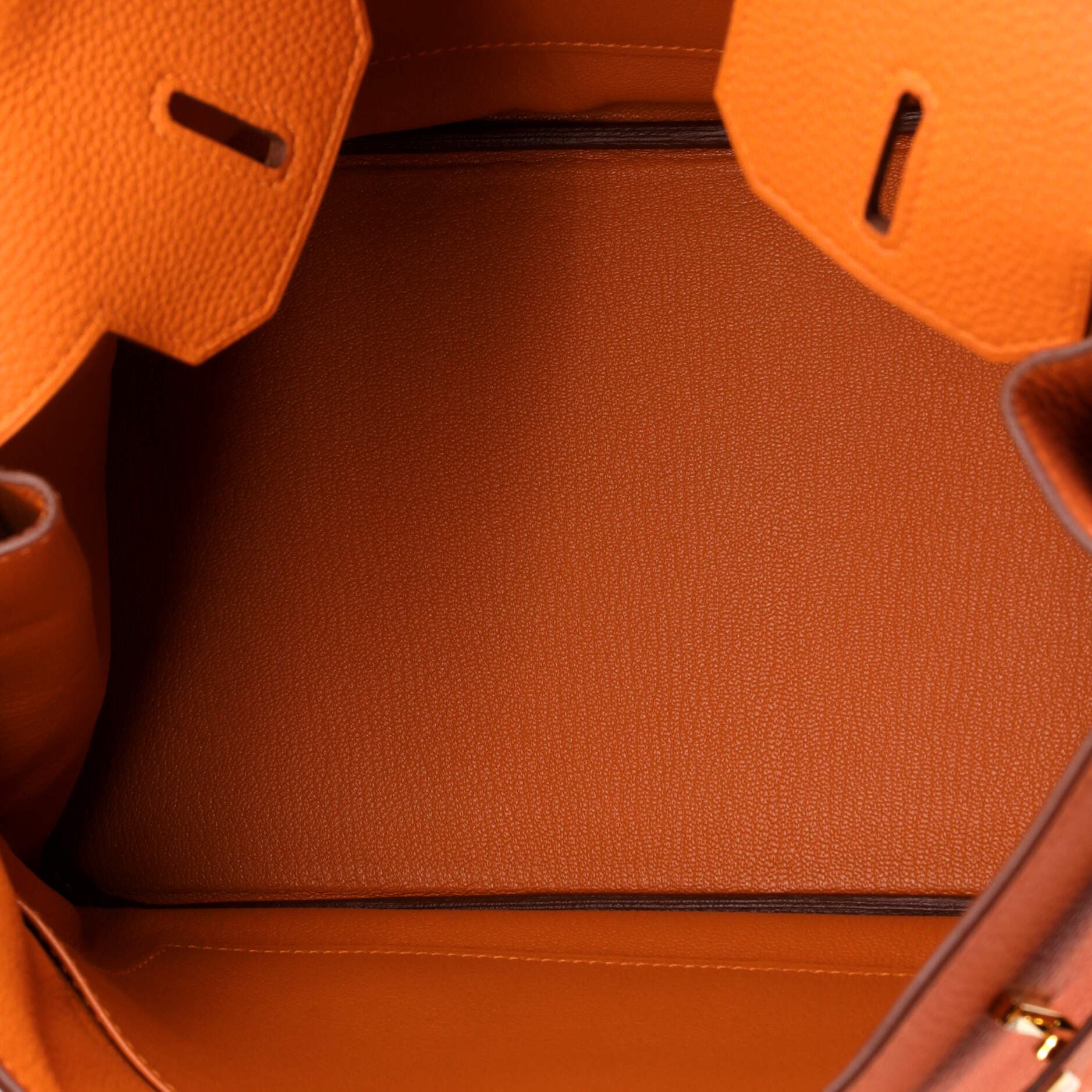 Pre-Owned Hermes Birkin Handbag Orange Togo with Gold Hardware 30, Alternate, color, Orange H