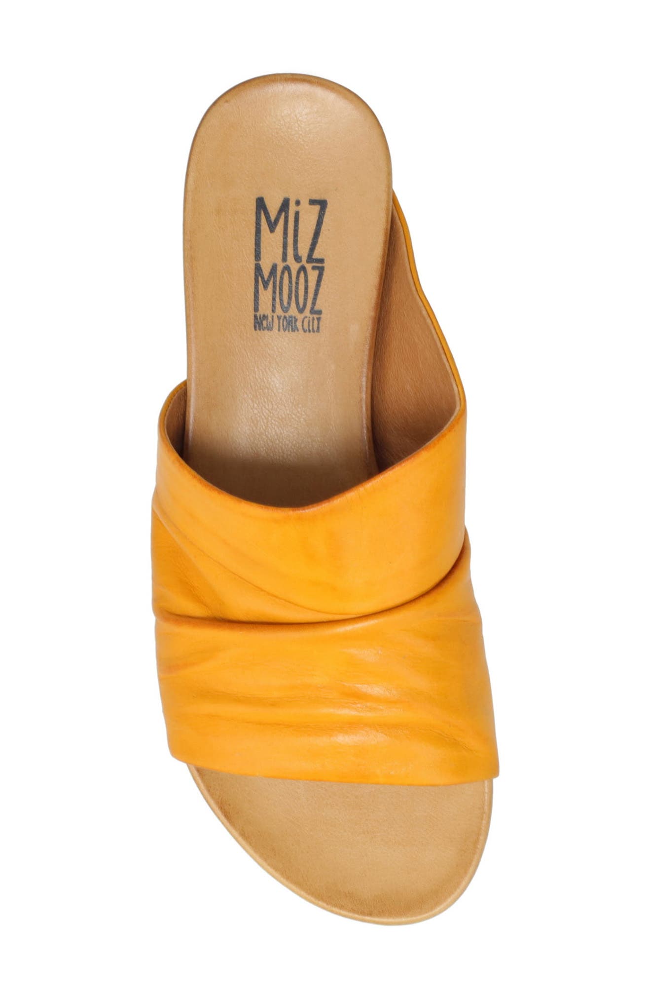 Aria Slide Sandal, Alternate, color, OCHRE