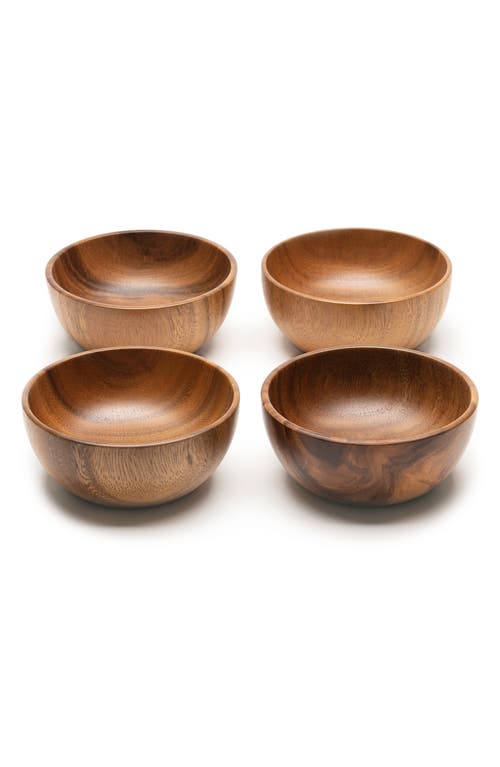 OHOM Forēe Set of 4 Medium Bowls in Wood  product