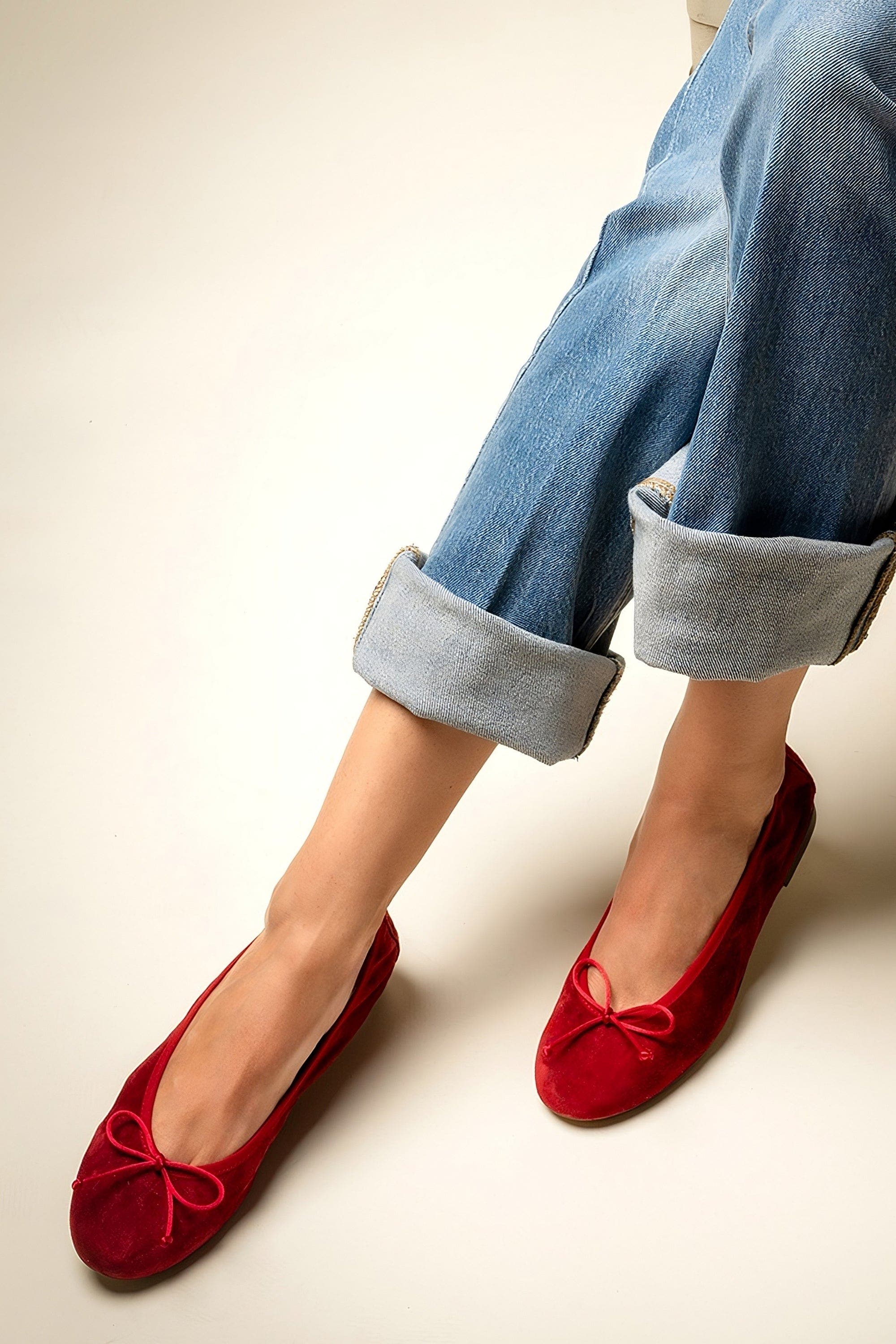 Sofia Elastic Suede Ballet Flat - image 4