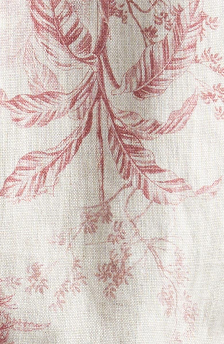 L'AGENCE Eda Jungle Toile Linen Jacket, Alternate, color, Tan Mlti Textured Jungle Toile