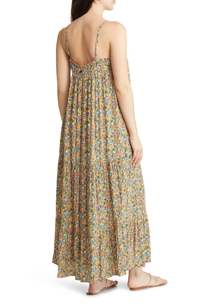 Rip Curl Afterglow Ditsy Floral Tiered Maxi Sundress, Alternate, color, 