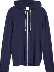 Eleventy Full Zip Wool Hooded Sweater