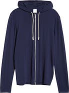 Eleventy Full Zip Wool Hooded Sweater