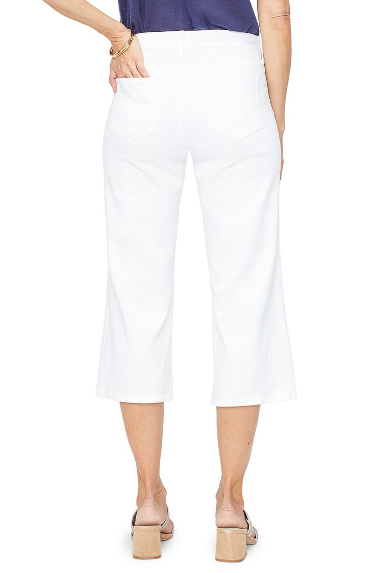 Wide Leg Capri Jeans, Alternate, color, OPTIC WHITE