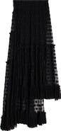 Dries Van Noten Sunia Washed Silk Mousseline Asymmetric Maxi Skirt