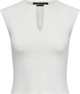 LIONESS Tribeca Cap Sleeve Crop Top