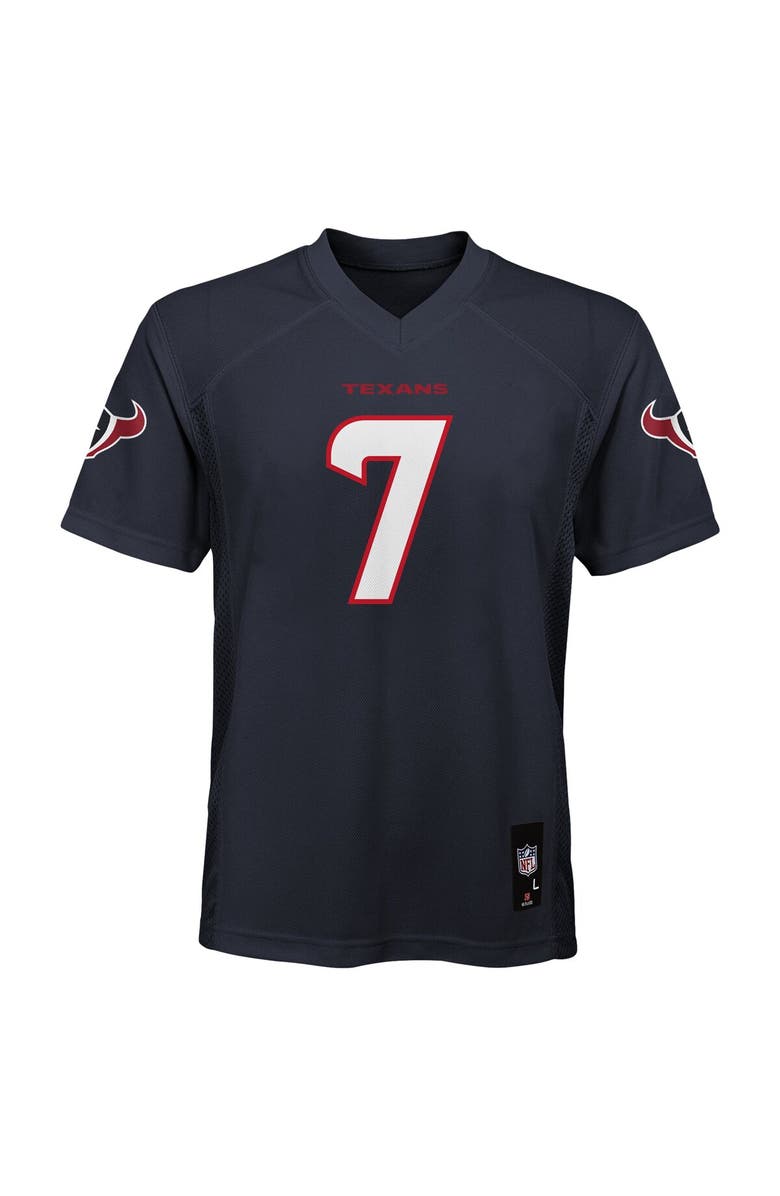 Outerstuff Youth C.J. Stroud Navy Houston Texans Replica Player Jersey, Alternate, color, Navy