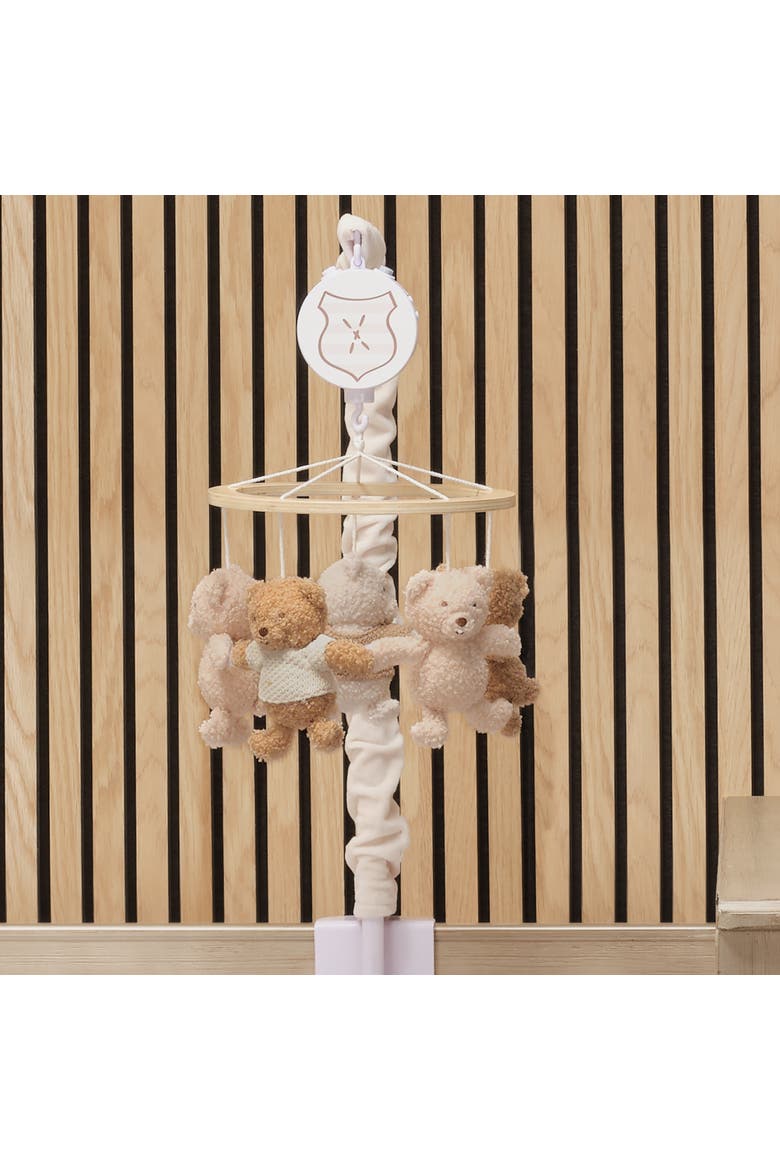 Teddy Bear Musical Infant Baby Crib Mobile Soother Toy, Alternate, color, Brown
