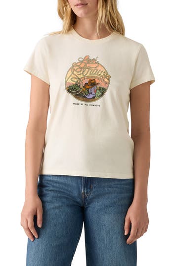Levi's® The Perfect Cotton T-shirt In White