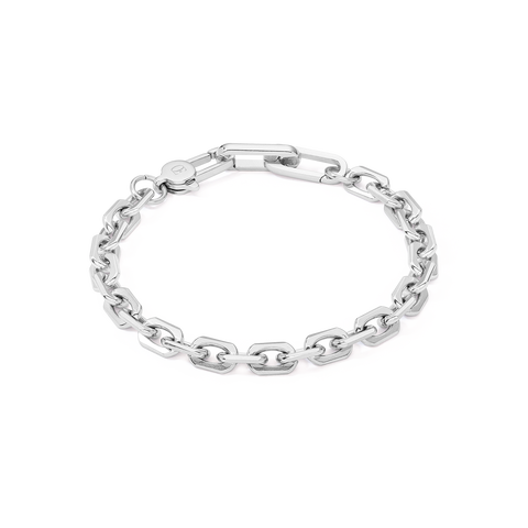 Unisex Bracelet Link Chain Silver
