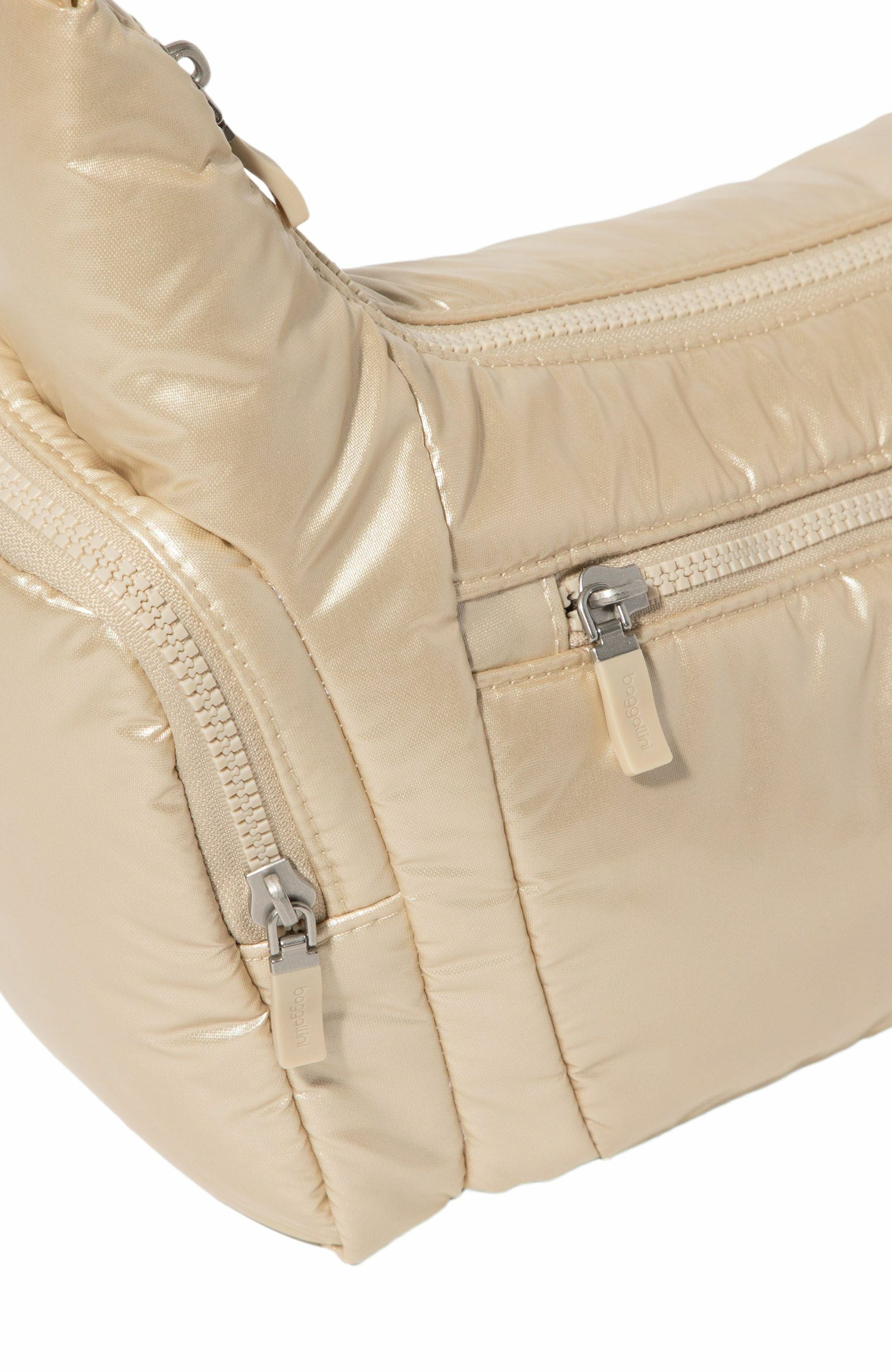 Banana Sling Crossbody Shoulder Bag, Alternate, color, Champagne Puff