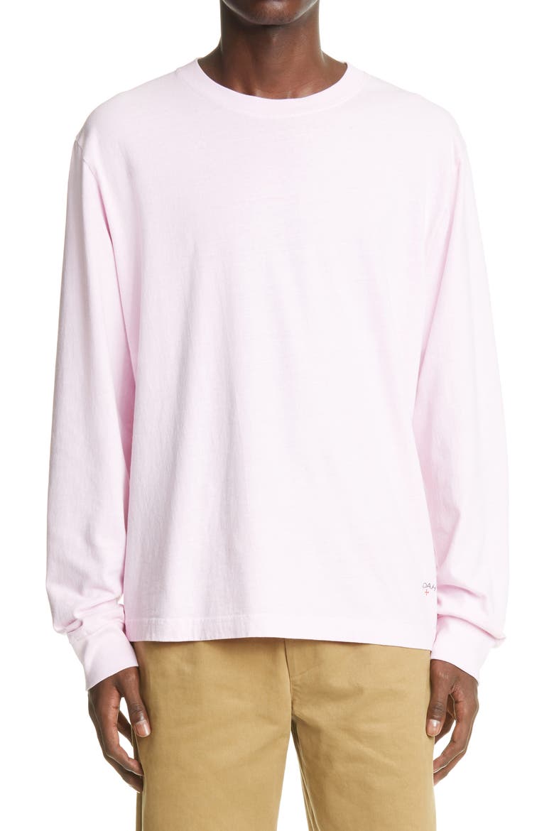 Long Sleeve Recycled Cotton T-Shirt, Alternate, color, CHERRY BLOSSOM