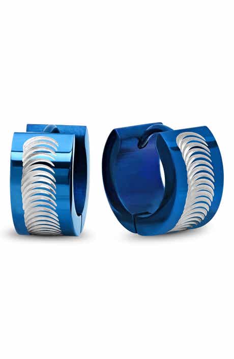 Textured Huggie Hoop Earrings