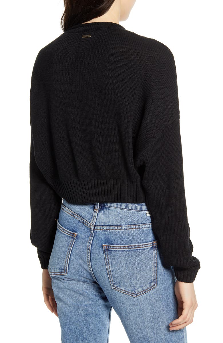 Billabong Night Falls Crop Sweater, Alternate, color, 
