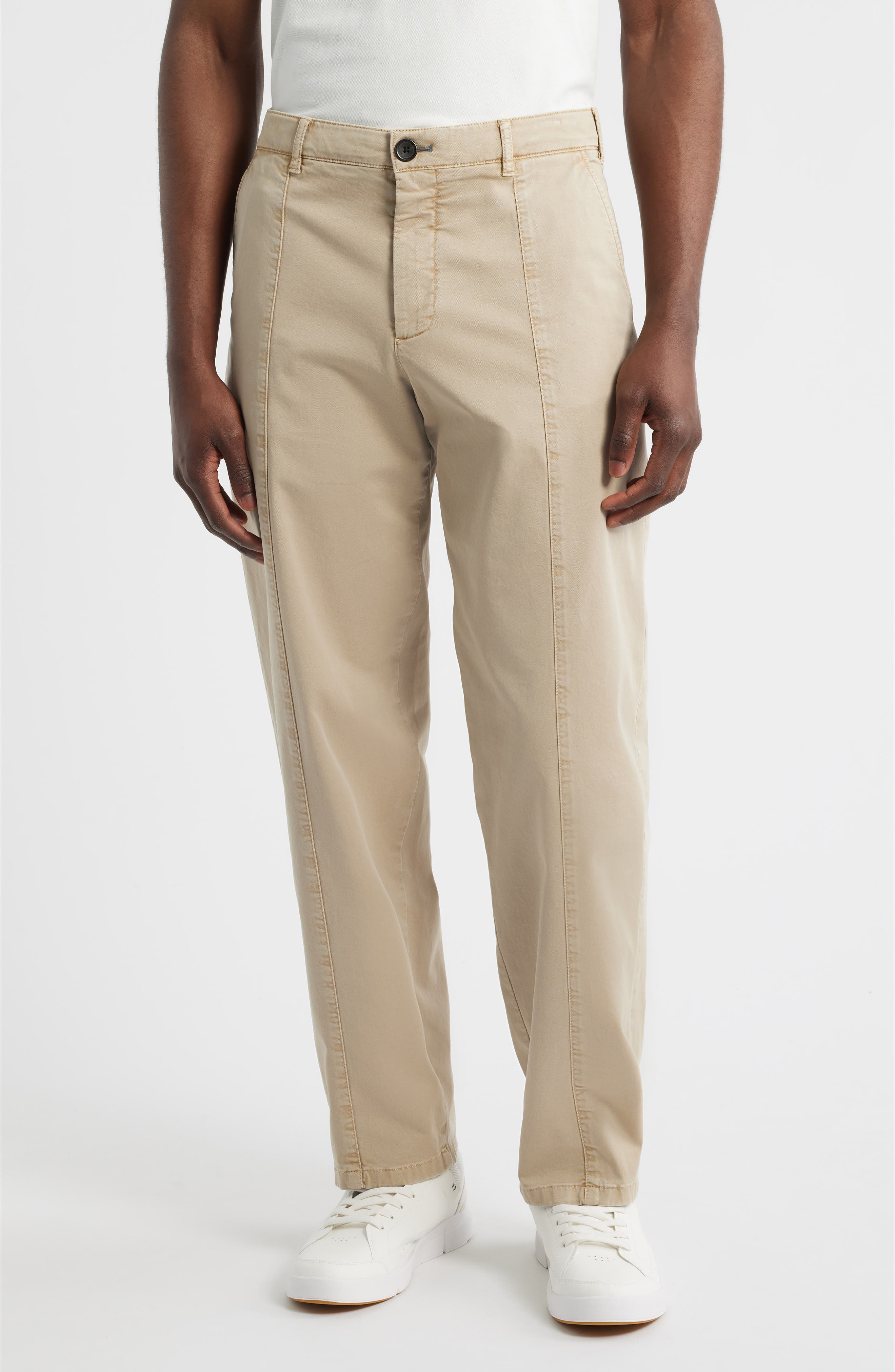 Tailored Cotton Stretch Twill Pants - image 3