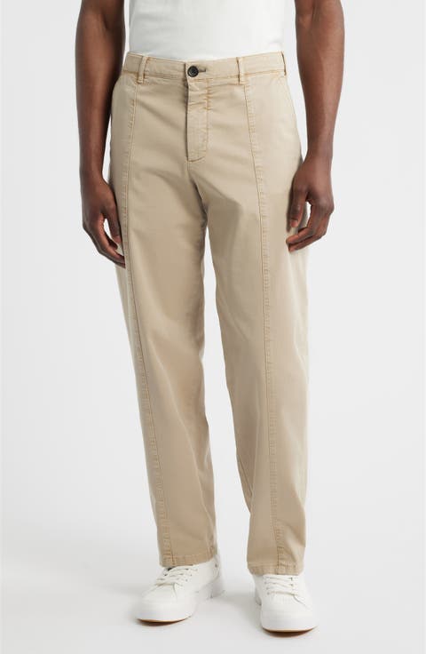 Tailored Cotton Stretch Twill Pants