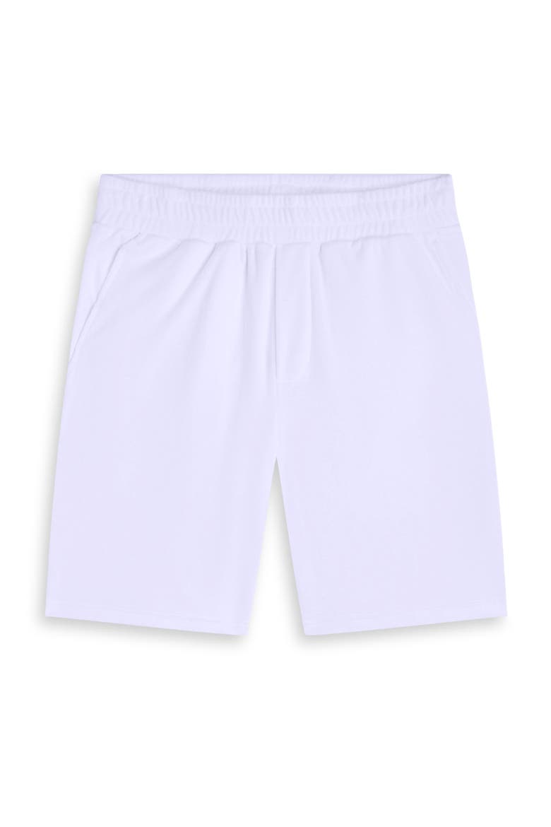 Drawstring Terry Short, Alternate, color, WHITE