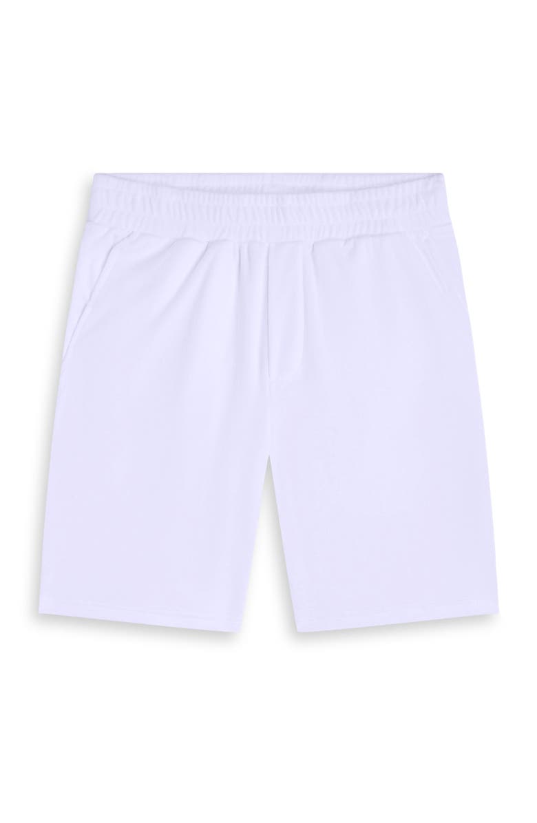 Bugatchi Drawstring Terry Short, Alternate, color, White