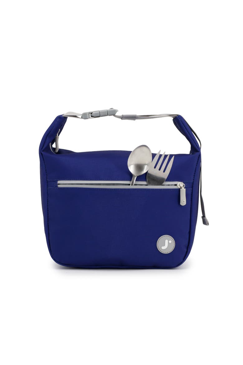 Lane Insulated Lunch Bag with Adjustable Clip-Strap, Alternate, color, Navy