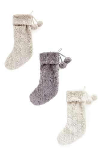 ONE HUNDRED 80 DEGREES Single Faux Fur Stocking