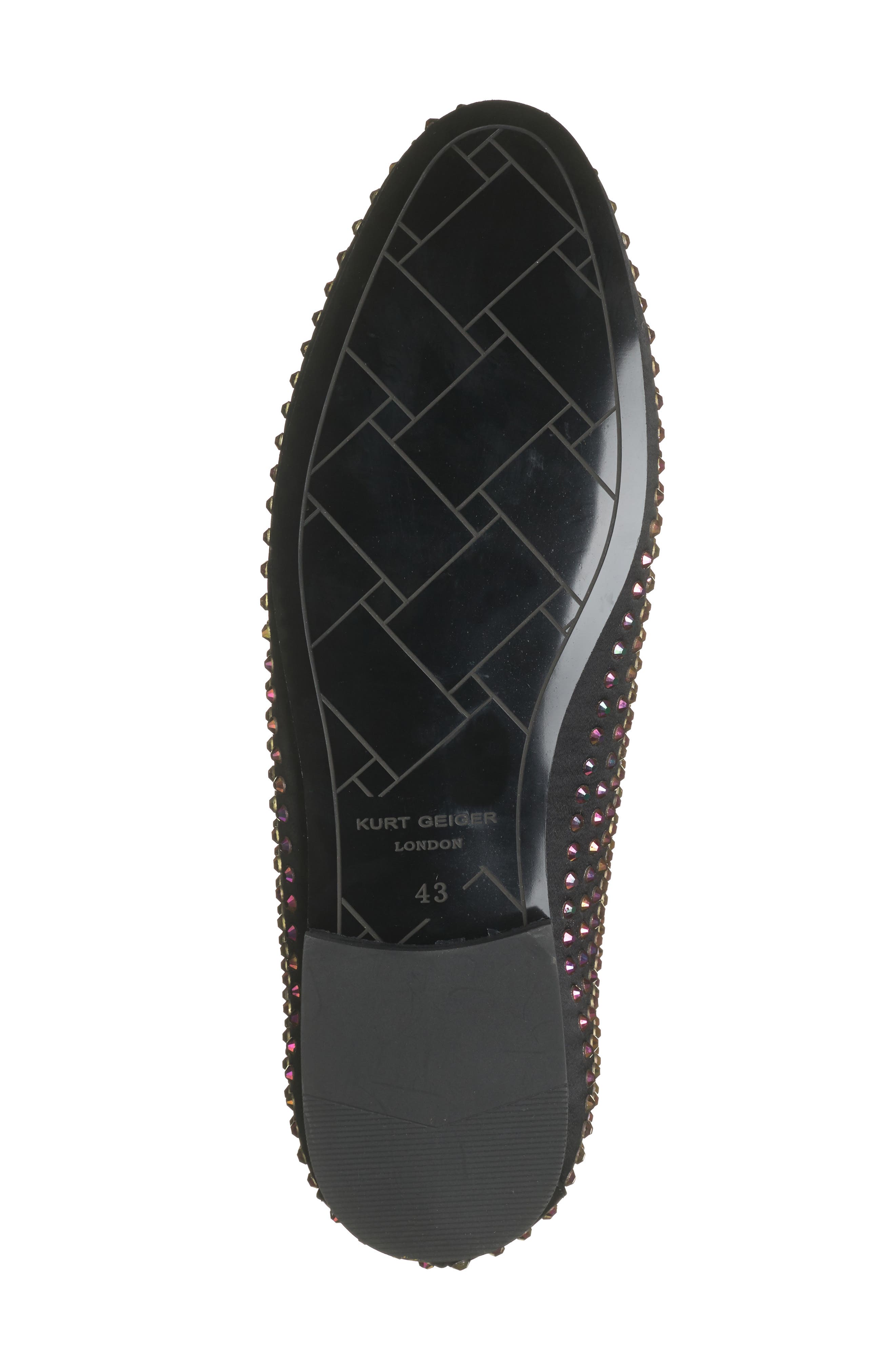 Kurt Geiger London Hugh Eagle's Head Crystal Stud Loafer, Alternate, color, 