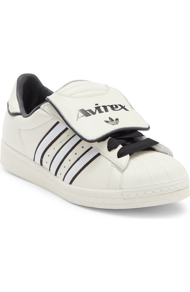 adidas Avirex Superstar Sneaker, Main, color, Off White