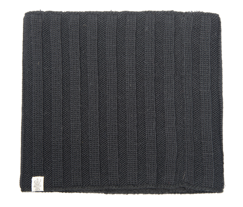 Nirvanna Designs Ribbed Neckwarmers In Black