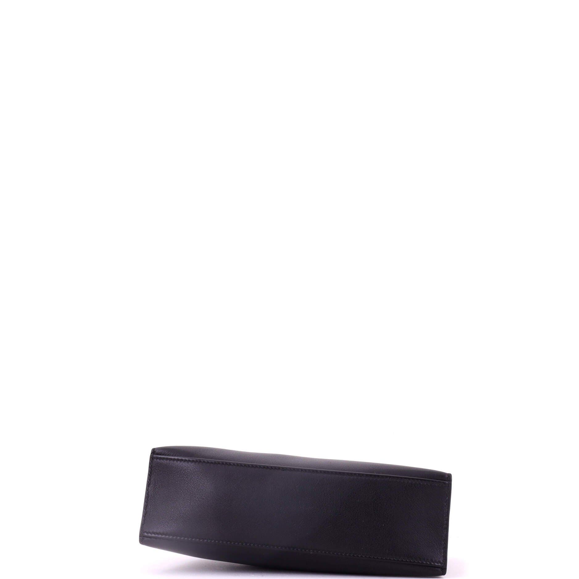 Kelly Pochette Swift, Alternate, color, Black
