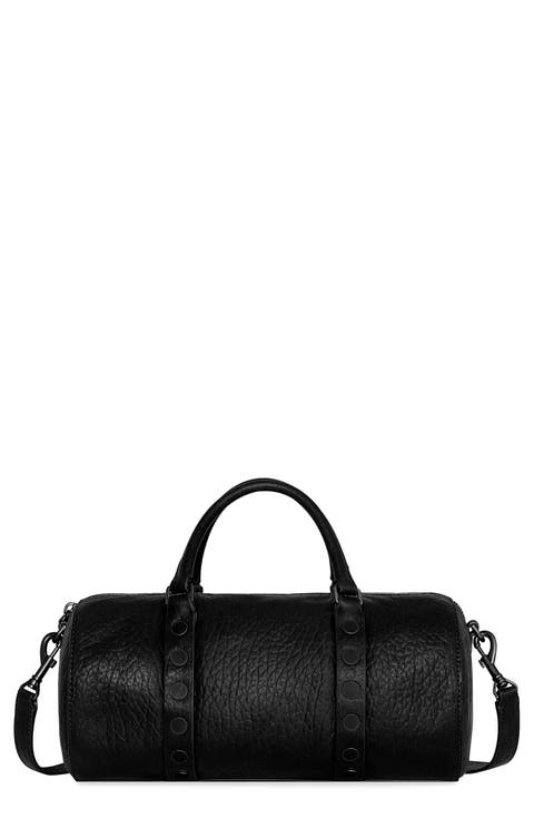 Tootsie Leather Barrel Crossbody Bag