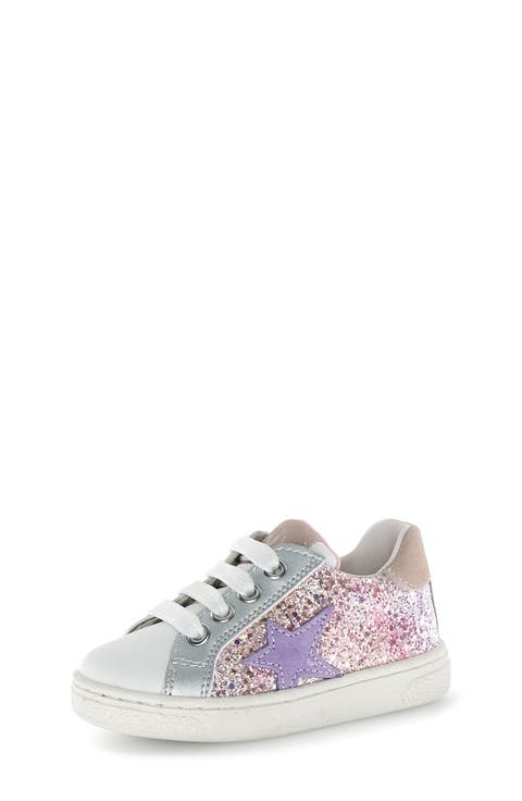 Kids' Pinn Zip Leather Sneaker