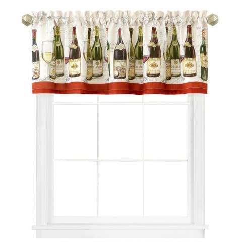 Wine Tasting Kitchen Valance