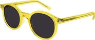 Saint Laurent 50mm Phantos Sunglasses