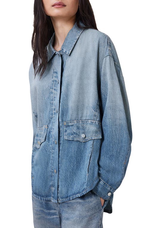 Allsaints Hettie Oversized Denim Shacket