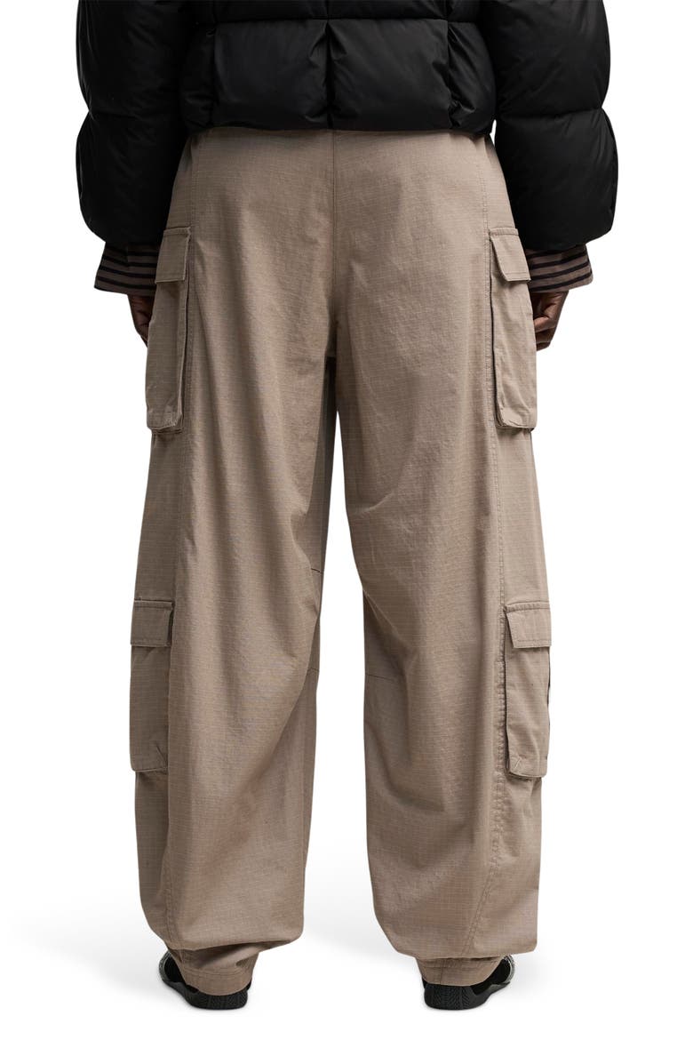 Relaxed Barrel Cargo Pants, Alternate, color, MOUSE GRAY