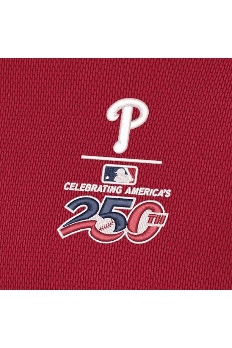 Men's Antigua Red Philadelphia Phillies Celebrating America's 250th Ellipse Polo, Alternate, color, Red