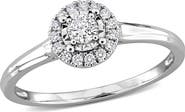 Julianna B. Lab-Grown Diamond Halo Ring in White Gold