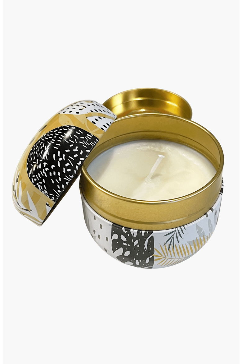 Hand-Crafted Soy Candle, Main, color, Metallic Gold