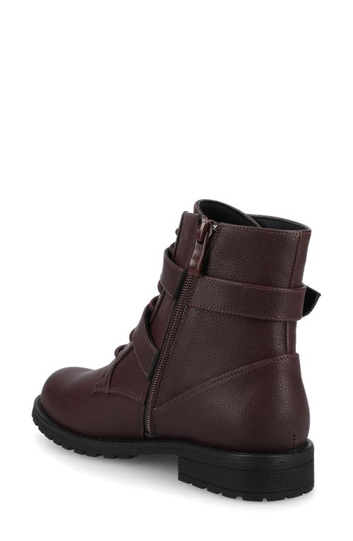 Journee Collection Juliah Buckle Boot In Brown