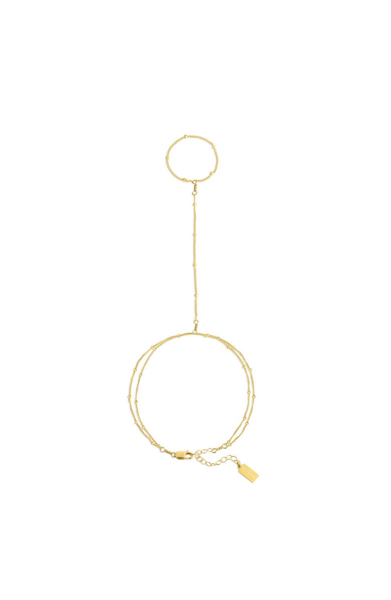 Set & Stones Palmer Hand Chain, Main, color, Gold