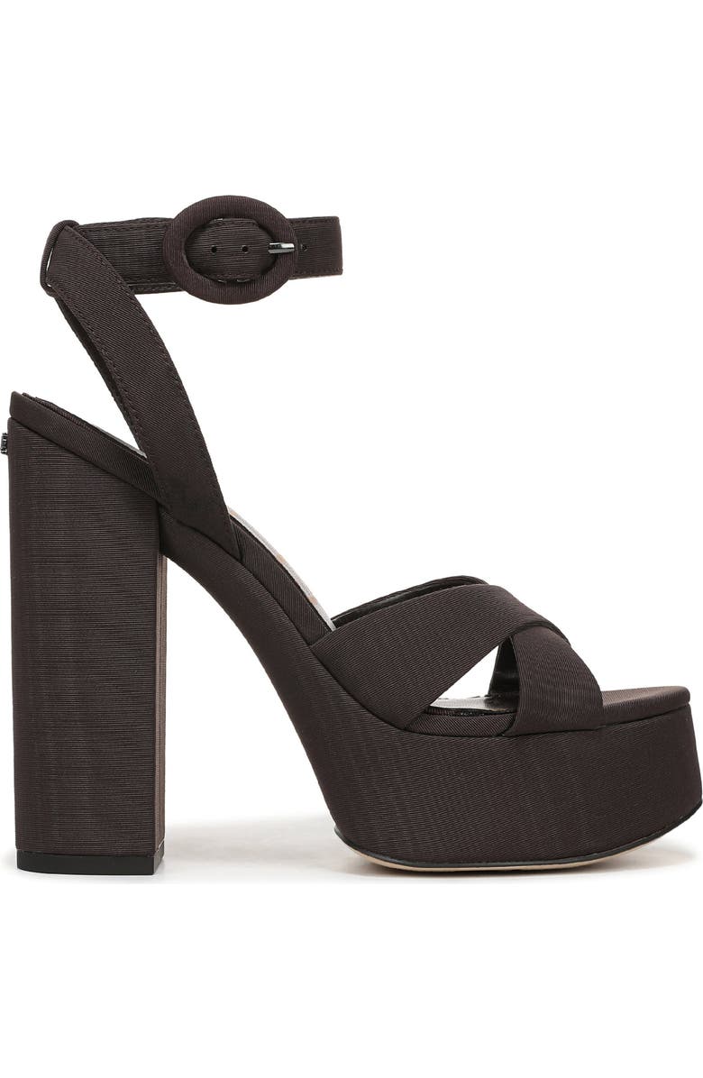 Sam Edelman Savannah Ankle Strap Platform Sandal, Alternate, color, Cocoa