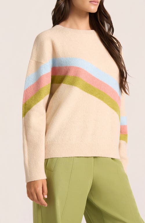 Matty M . Jules Colorblock Sweater In Multi